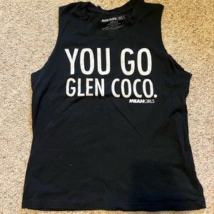 Mean girls you go Glen coco black muscle tee medium